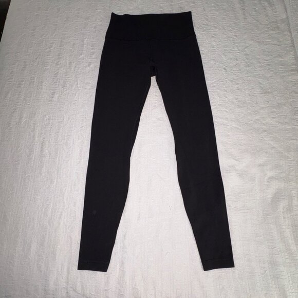 Lululemon Align Pant 28" High-Rise Yoga Leggings Black Nulu Size 8 - Picture 6 of 9